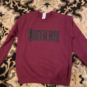 Size small pull over long sleeve maroon/burgundy